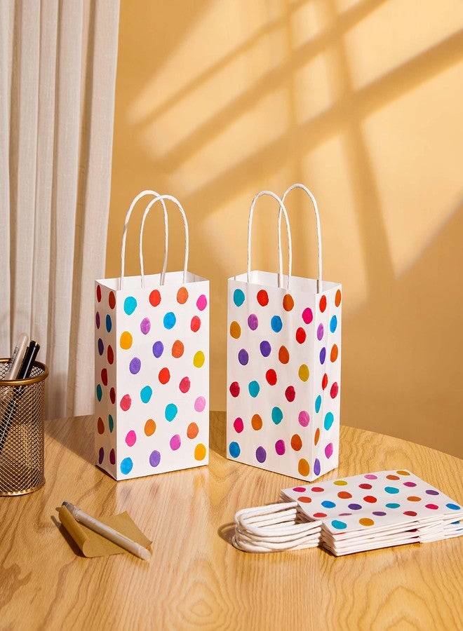 SUNCOLOR 25 Pieces 6" Mini Goodie Bags Small Gift Bags with Handle for Party Favor Bags (Polka Dot) - Image 5