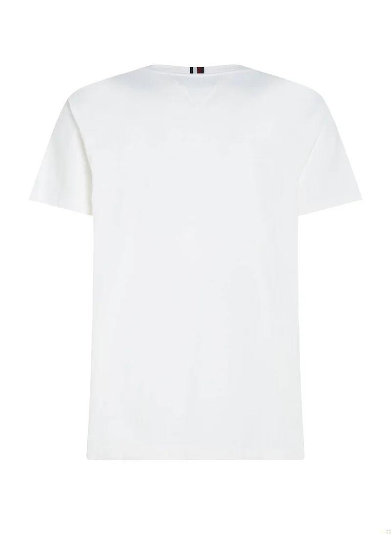 TOMMY HILFIGER Men's Monotype Archive Fit T-Shirt, White