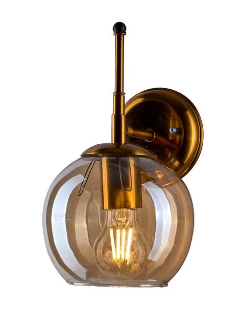 Nagafa Shop , Wall Lamp Gold Colour , Made Of Metal , Size 10*15