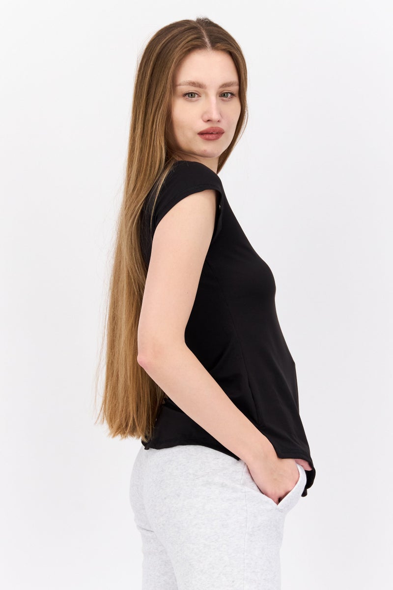 PUMA Women Sportswear Fit Training Top, Black  - Image 3