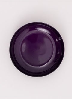 Bright Designs Melamine Deep Dish Set of 6 
  (D 22cm H 5cm) Black with stoned -Purple  - Image 1