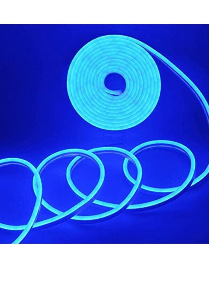 Yuwell Premium Quality LED Neon Strip Light Waterproof For Home Lighting Kitchen Bed Outdoor Flexible Decoration Blue 5 Meter  - Image 3