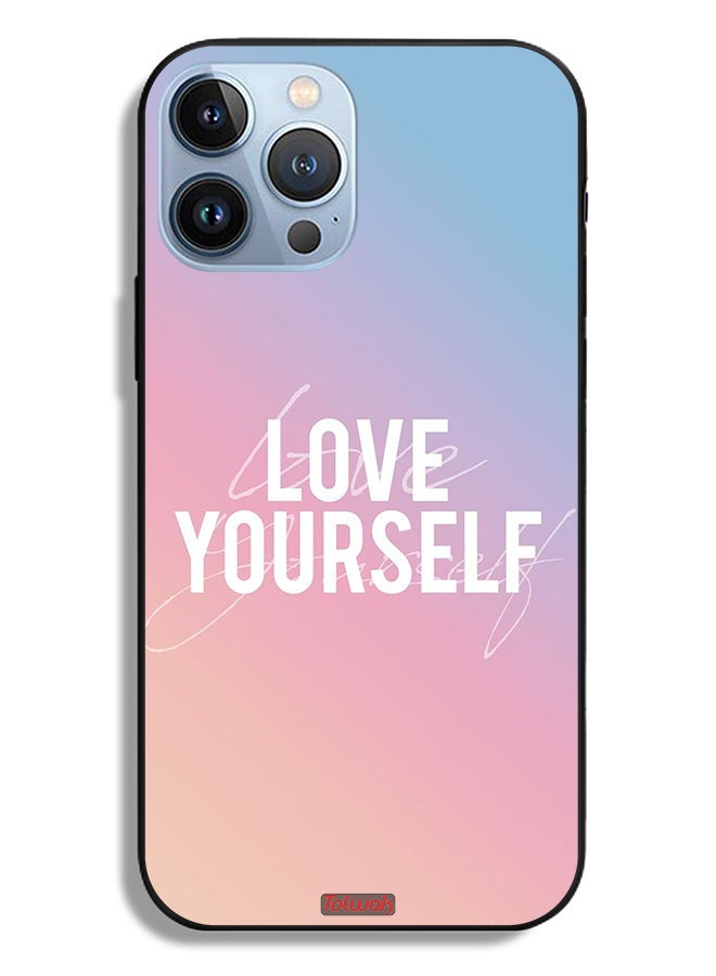 Tolwak Apple iPhone 13 Pro Max Protective Case Love Yourself - Image 2