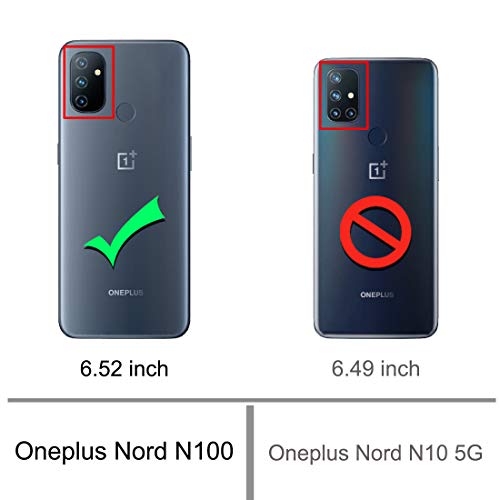 Osophter for Oneplus Nord N100 Case Shock-Absorption Flexible TPU Rubber Protective Cell Phone Cover for Oneplus Nord N100(Navy Blue) - Image 2