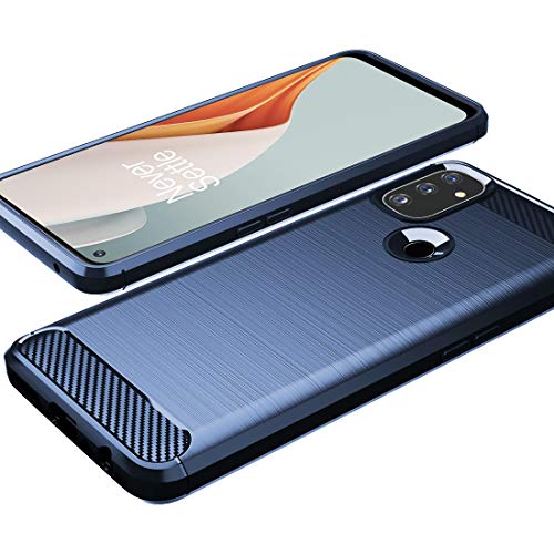 Osophter for Oneplus Nord N100 Case Shock-Absorption Flexible TPU Rubber Protective Cell Phone Cover for Oneplus Nord N100(Navy Blue) - Image 4