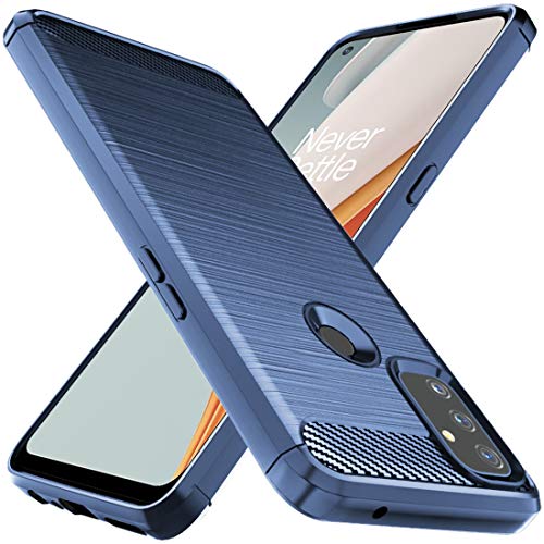 Osophter for Oneplus Nord N100 Case Shock-Absorption Flexible TPU Rubber Protective Cell Phone Cover for Oneplus Nord N100(Navy Blue) - Image 1