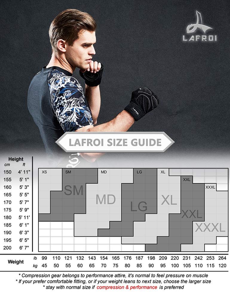 LAFROI Men's Short Sleeve UPF 50+ Baselayer Compression Rash Guard (Sym White, SM) - Image 2