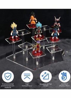 KASTWAVE Acrylic Display Stand Risers Display Stand for Figures Collectibles, Toys and Dolls, Jewelry  - Image 2