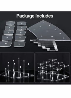 KASTWAVE Acrylic Display Stand Risers Display Stand for Figures Collectibles, Toys and Dolls, Jewelry  - Image 5