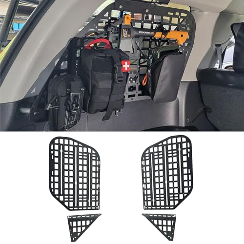 WANGDUOYU Modular Storage Panel System Rear Window Molle Panel Interior Cargo Rack Compatible with 2010-2024 Toyota 4Runner - Image 1