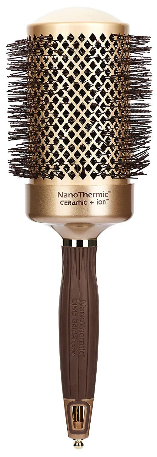 Olivia Garden NanoThermic Ceramic  Ion Round Thermal Hair Brush Not Electrical