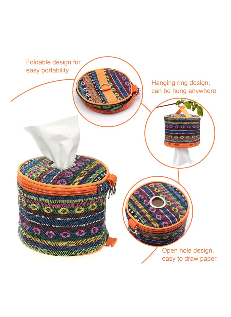SYOSI - Camping Toilet Paper Holder Outdoor Roll Paper Storage Case Roll Case Paper Holder Toilet Roll Dispenser Holder Storage Bag With Hook For Camping Tent Camping Tent Outdoor Camping Hiking - Image 1