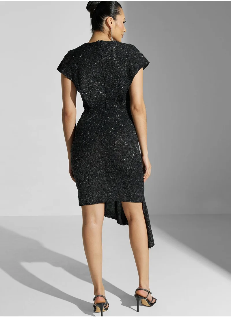 Ella Limited Edition Shimmer Dress With Ruffles