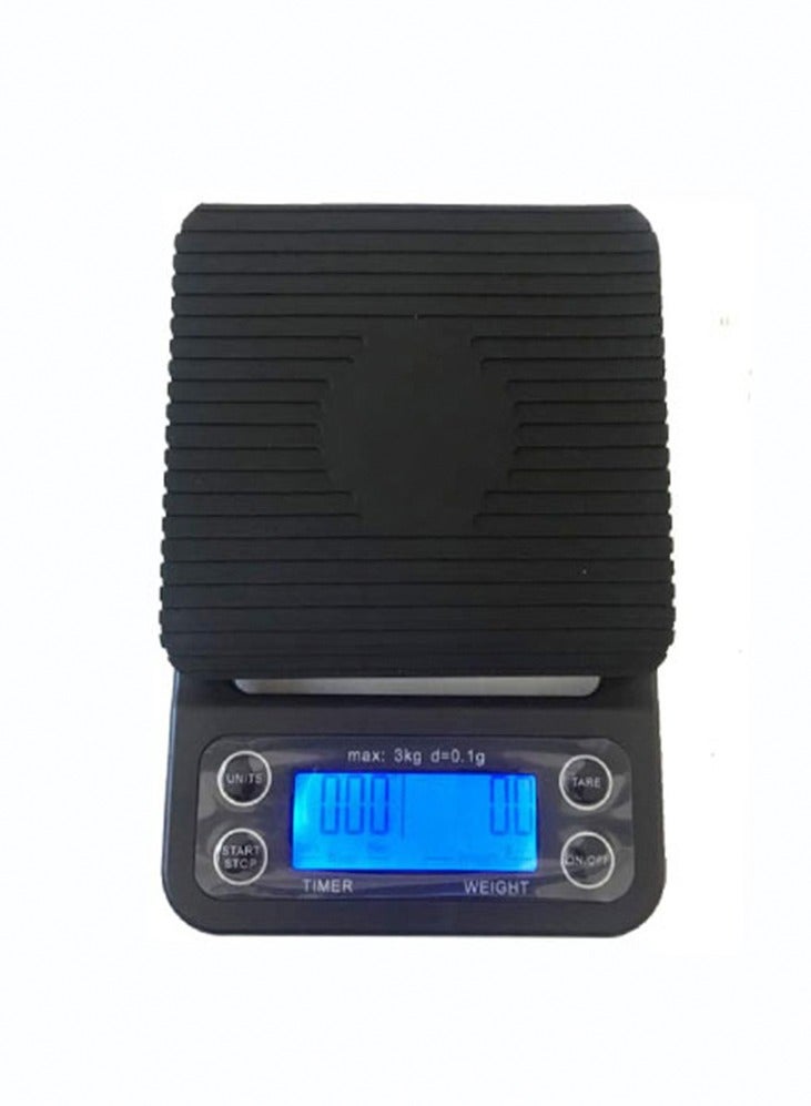 Precise Max Digital Coffee Scale, Black - Image 1