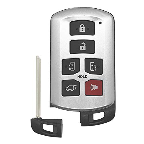 Car Key Fob Replacement for 2011 2012 2013 2014 2015 2016 2017 2018 2019 Toyota Sienna Keyless Smart Remote FCCIDHYQ14ADRby Auto Key Max 1