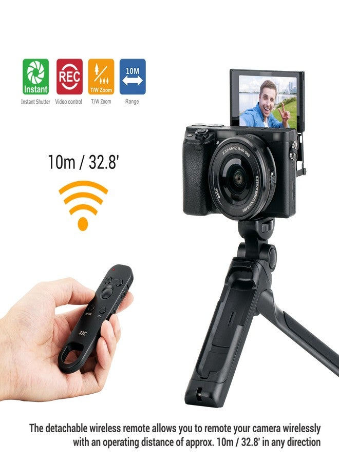 جي جي سي JJC GP-VPT2BT قبضة التصوير عن بعد بلوتوث اللاسلكية وحامل ثلاثي صغير لسوني ZV-E10 II ZV-1F ZV-1 II ZV1 ZV-E1 RX100 VII A6100 A6600 A6700 A7C II A7CR A7CII A7RV A7RIV A7SIII A7IV A7III A9III FX30 FX3 - Image 4