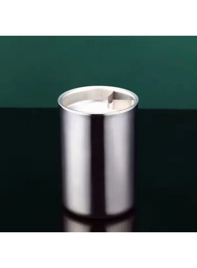 Green Windproof Smokeless Ashtray Stainless Steel Indoor Outdoor Use - Image 4