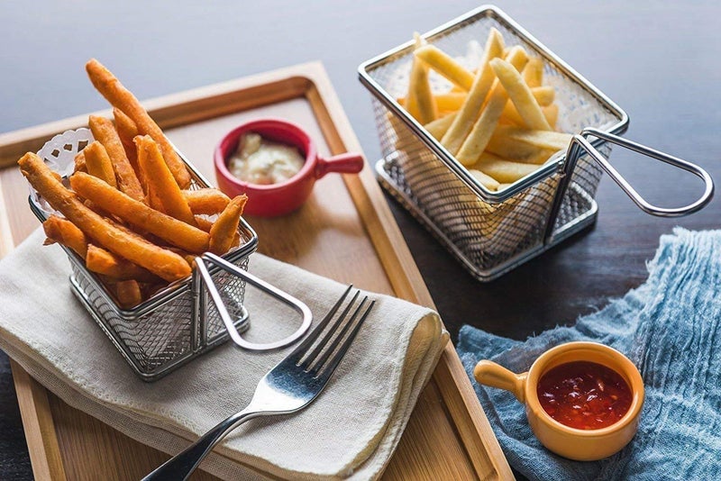 PANTH Stainless Steel Potato Chipser French Fries Chips Maker Machine Snacks Finger Silver Medium Stainless Steel Potato Cutter French Fries Potato Chips - Image 4