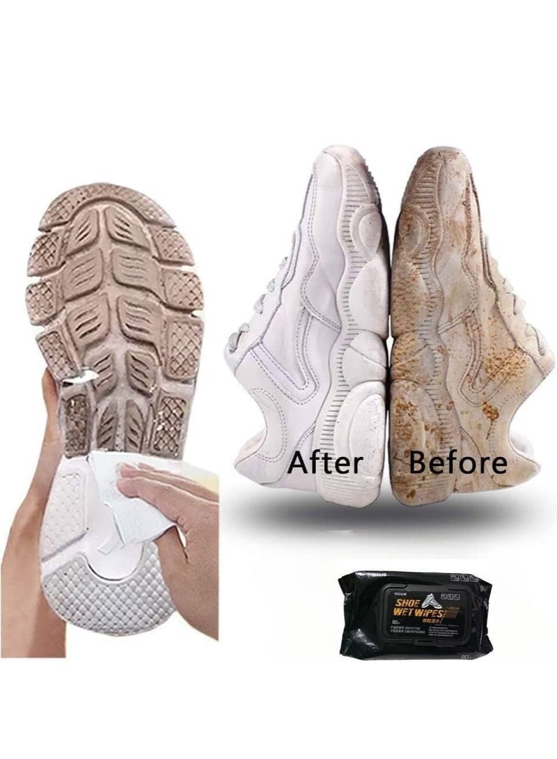 Wet Wipes for Sneaker and Shoe Cleaning, 1 Pack, Portable Sneaker Cleaning Wipes, Quickly Removes Dirt and Stains - Shoe Cleaning Wipes - Image 2