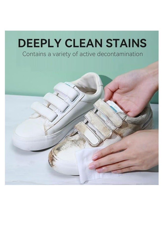 Wet Wipes for Sneaker and Shoe Cleaning, 1 Pack, Portable Sneaker Cleaning Wipes, Quickly Removes Dirt and Stains - Shoe Cleaning Wipes - Image 5