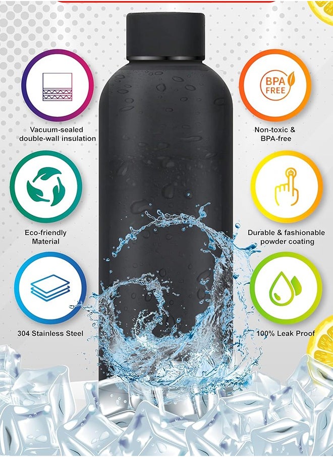 Generic - 750 ml Water Bottle Stainless Steel, Drinking Thermos Double Wall Insulated Water Bottles for Hot and Cold Water Men Women School Metal Water Bottle for Gym Office Water Bottle - Image 1