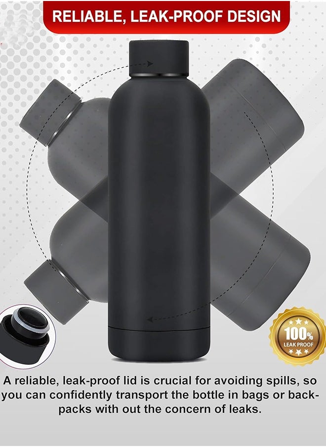 Generic - 750 ml Water Bottle Stainless Steel, Drinking Thermos Double Wall Insulated Water Bottles for Hot and Cold Water Men Women School Metal Water Bottle for Gym Office Water Bottle - Image 1