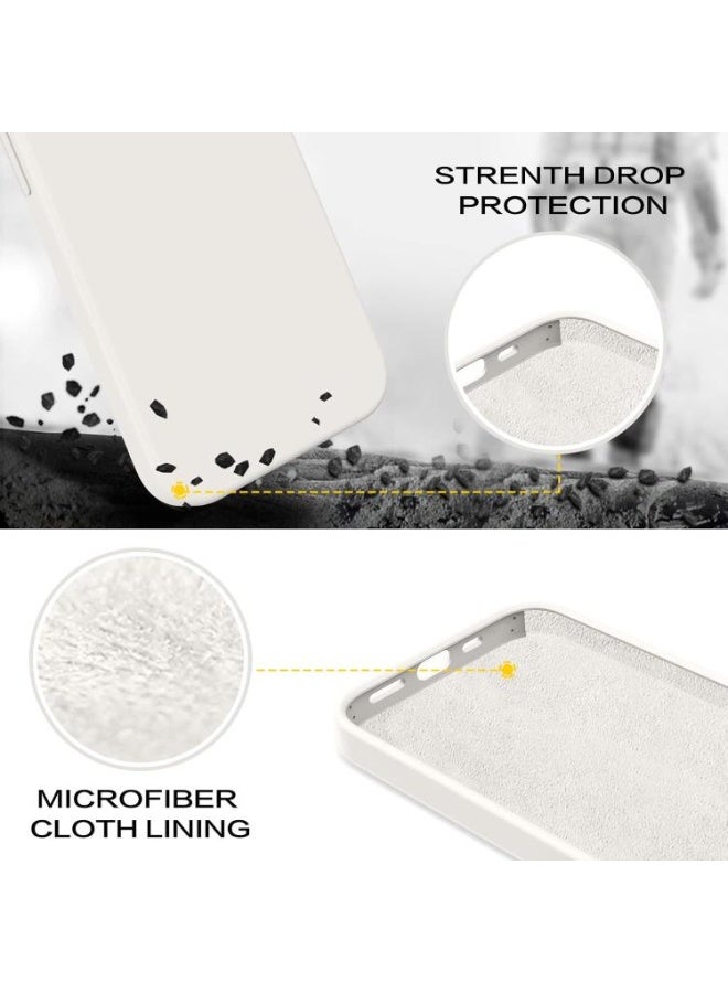 URBBKING Liquid Silicone Case Protector Compatible with iPhone 17 Pro White - Image 3