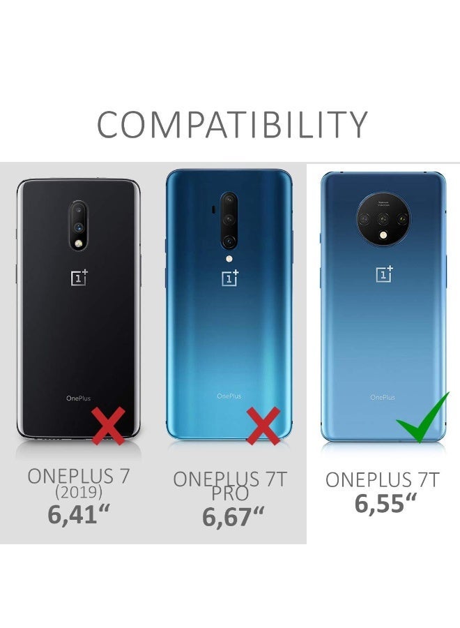 IAF Oneplus 7T Case, Transparent Reinforced Corners TPU Shock-Absorption Flexible COneplus 7T Case, Transparent Reinforced Corners TPU Shock-Absorption Flexible Cell Phone Soft Silicone Protective Coverell Phone Soft Silicone Protective Cover - Image 2