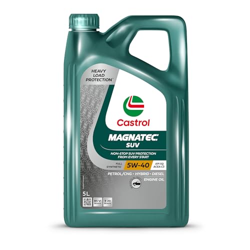 Castrol MAGNATEC SUV 5W-40 Full Synthetic Engine Oil for Petrol, CNG and Diesel SUVs (5L, 3421147) - Image 1