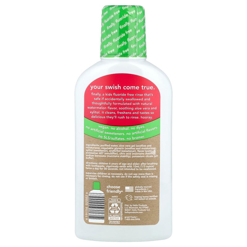 Hello Organic Watermelon Flavored Rinse Wash - Image 2