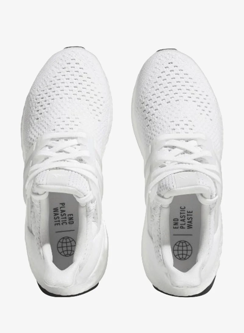 adidas حذاء ألترا بوست . للأطفال للجري للجنسين أبيض