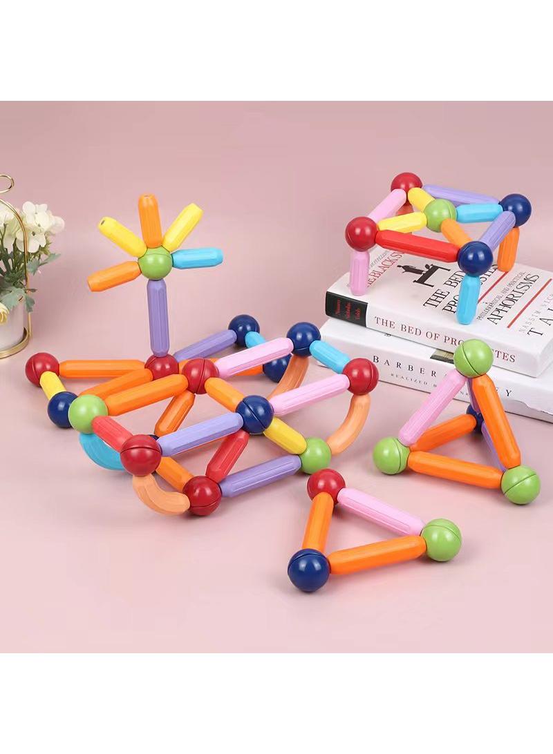 general 82-Piece Magnetic Toy Set Multicolor For Making Different Shapes 3+ Years Age Group - Image 3