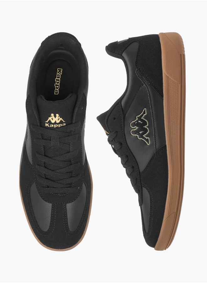 Kappa Men's Logo Embossed Sports Shoes with Lace-Up Closure  - Image 1