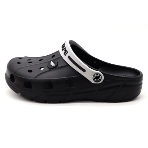 Red Tape Designer Comfortable Clogs, Sandals With Adjustable Back Strap For Men Black - 8 Uk - Image 3