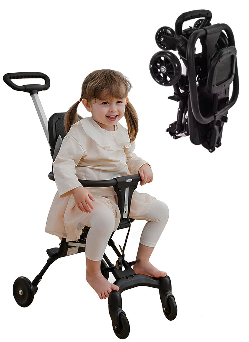 Toshionics - Portable Baby Stroller Lightweight Compact Travel with Adjustable Handles and Backrest One Hand Foldable Easy Overhead Airplane Car Trunk Storage Airport Shopping Walking Pocket Stroller Cart Toddler - Image 1