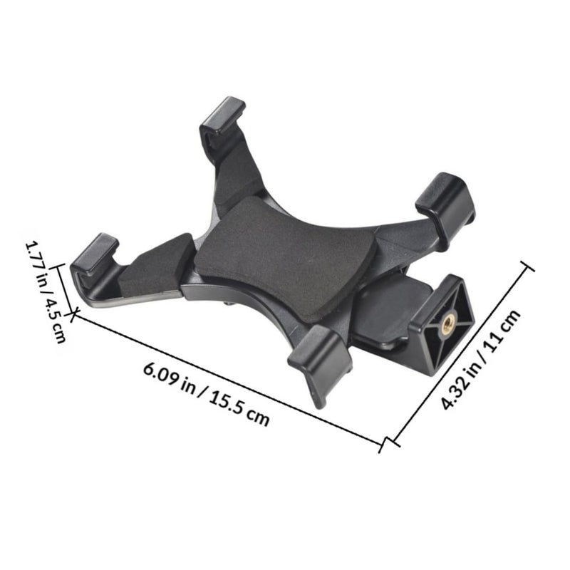 Universal Tablet Tripod Stand With Plastic Clamp For Live Streaming Video Recording Outdoor Use - Image 3