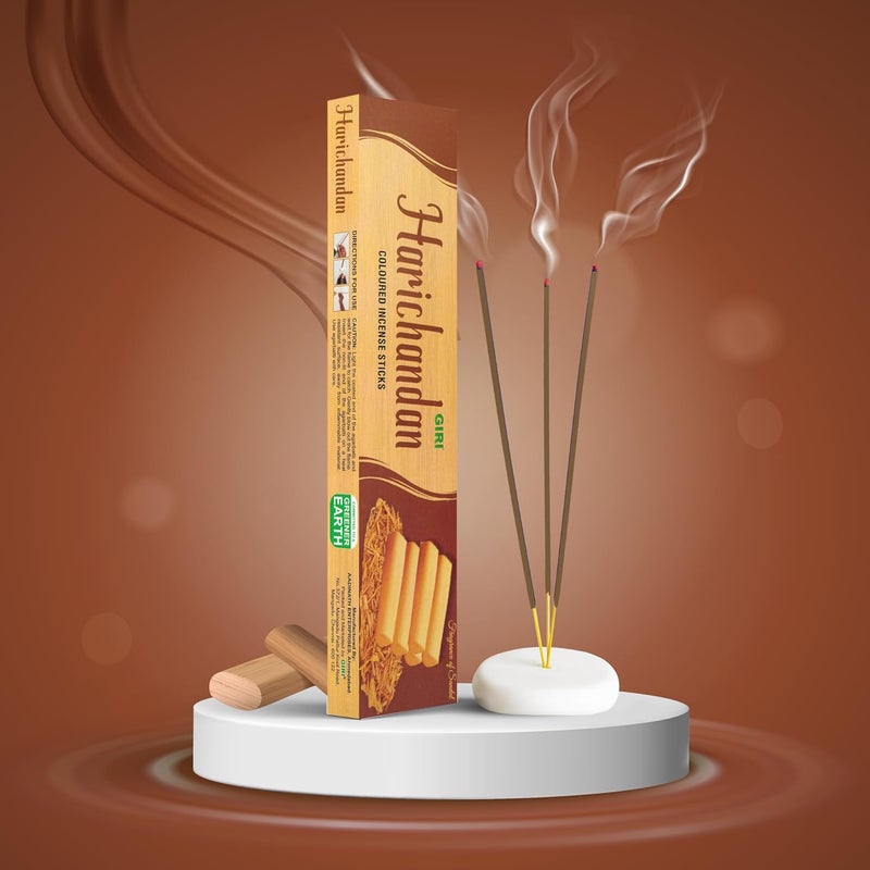 Giri Harichandan Agarbathi - 25 Sticks | Incense Sticks/Agarbatti for Pooja - Image 4