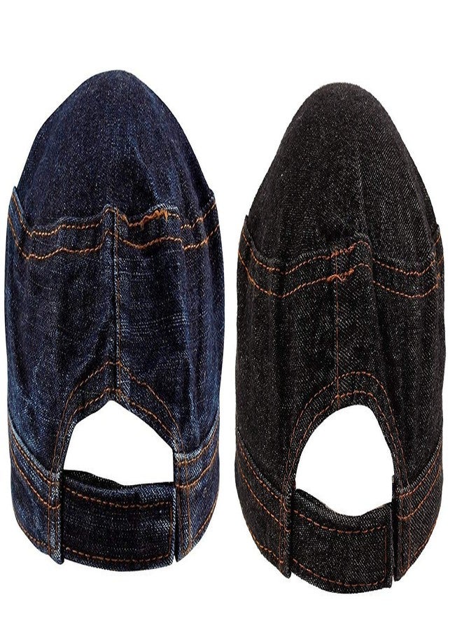Zacharias Boy's Denim Cap (Multicolor;17-18 Year) Pack of 2 - Image 2