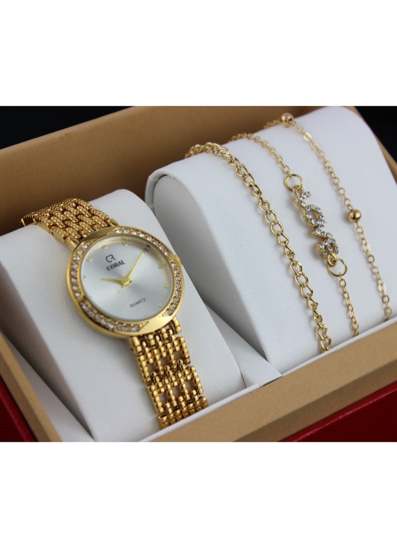 Reclaim with Argireline Women's evening watch set 