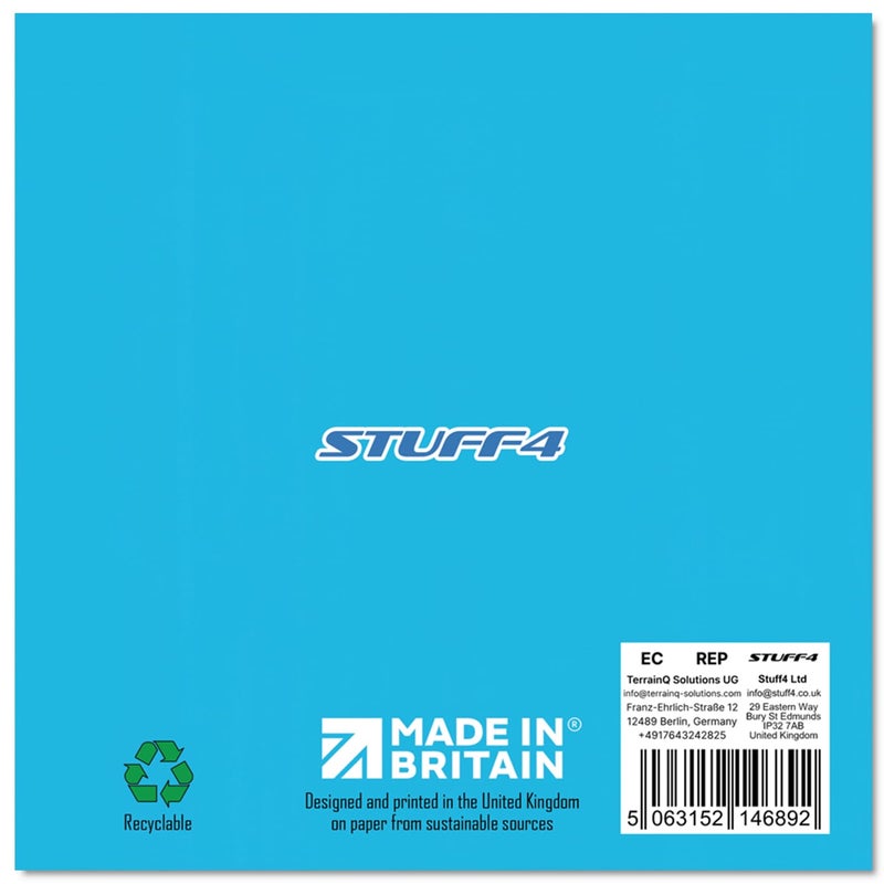 Stuff4 بطاقات عيد ميلاد ذهبية لها - هرم حيوانات الحفلات - بطاقة عيد ميلاد سعيد للأم والأب والأخ والأخت والعمة وابن العم وصديق العائلة وزميل العائلة 5.7 × 5.7 بوصة بطاقات تهنئة بعيد الميلاد - Image 2