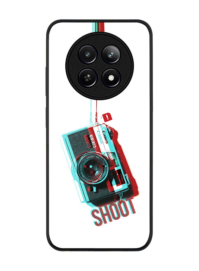 Stylizedd Rugged Black edge case for Realme 12 / Realme 12x, Slim fit Soft Case Flexible Rubber Edges Anti Drop TPU Gel Thin Cover -  Shoot - Image 1