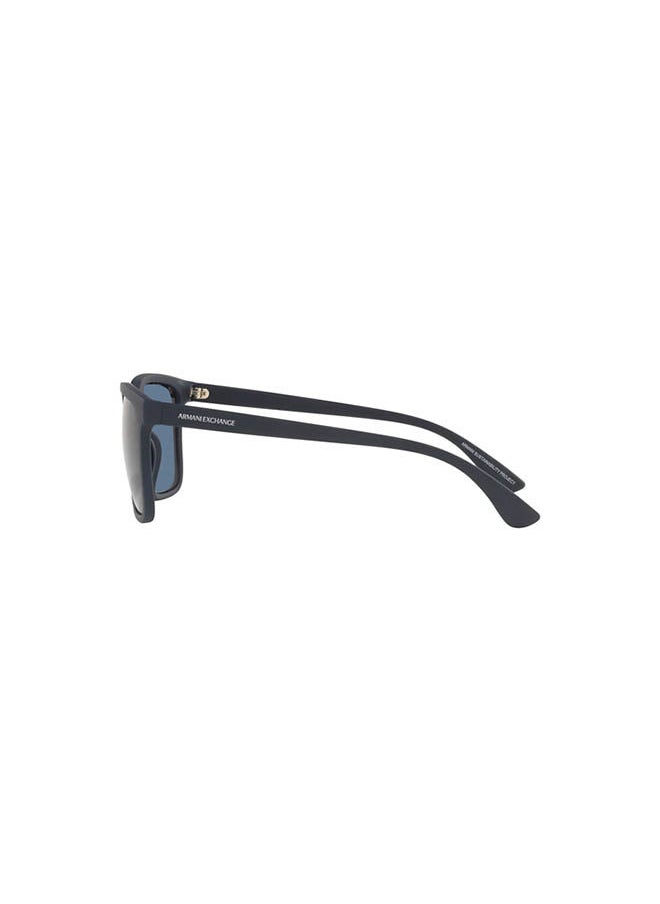 Armani Exchange - Full Rim Square Sunglasses 0AX4112SU 55 818180 - Image 1