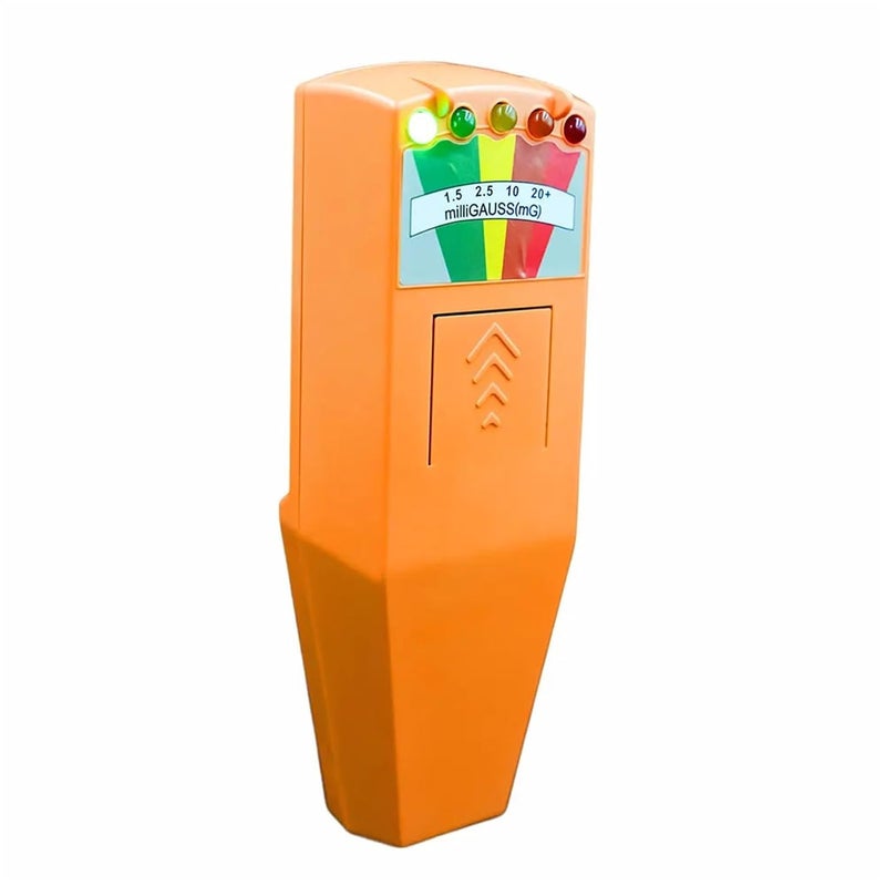 Emf Detector, Professional Handheld EMF Meter Radiation Detector - Gauss Tester, Digital Dosimeter for Home/Industry,for Home Inspections(Orange) - Image 1