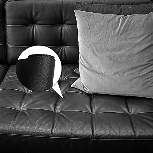 SIA VENDORS Leather Repair Tape Self-Adhesive Patch For Sofas, Waterproof Patches Couch, Sticker Kit Couches, Furniture,Bags,Purse (Black, 12 X 48 Inches) (Black Roll) - Image 5
