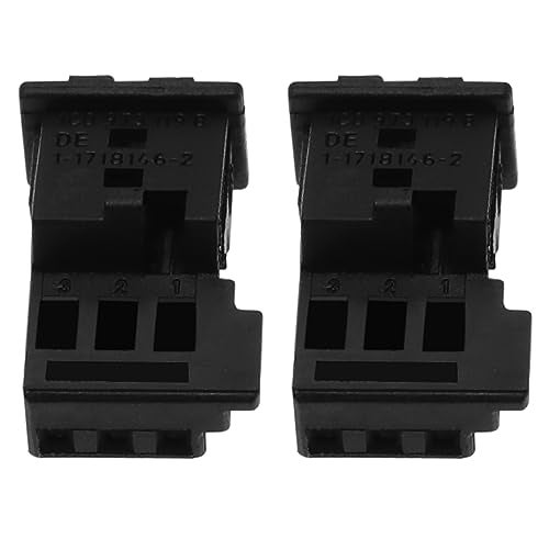 Micro Traders موصل سلك السيارة 2PCS 3 دبوس A0295455528 مقاوم للماء موصل كهربائي مع أطراف للأجهزة الكهربائية للسيارات - Image 4