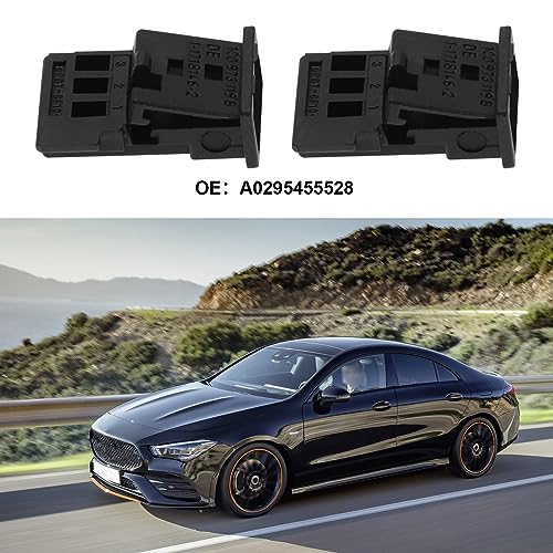 Micro Traders موصل سلك السيارة 2PCS 3 دبوس A0295455528 مقاوم للماء موصل كهربائي مع أطراف للأجهزة الكهربائية للسيارات - Image 2