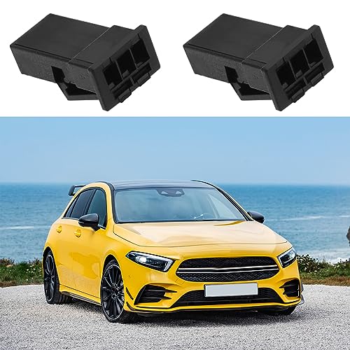 Micro Traders موصل سلك السيارة 2PCS 3 دبوس A0295455528 مقاوم للماء موصل كهربائي مع أطراف للأجهزة الكهربائية للسيارات - Image 3