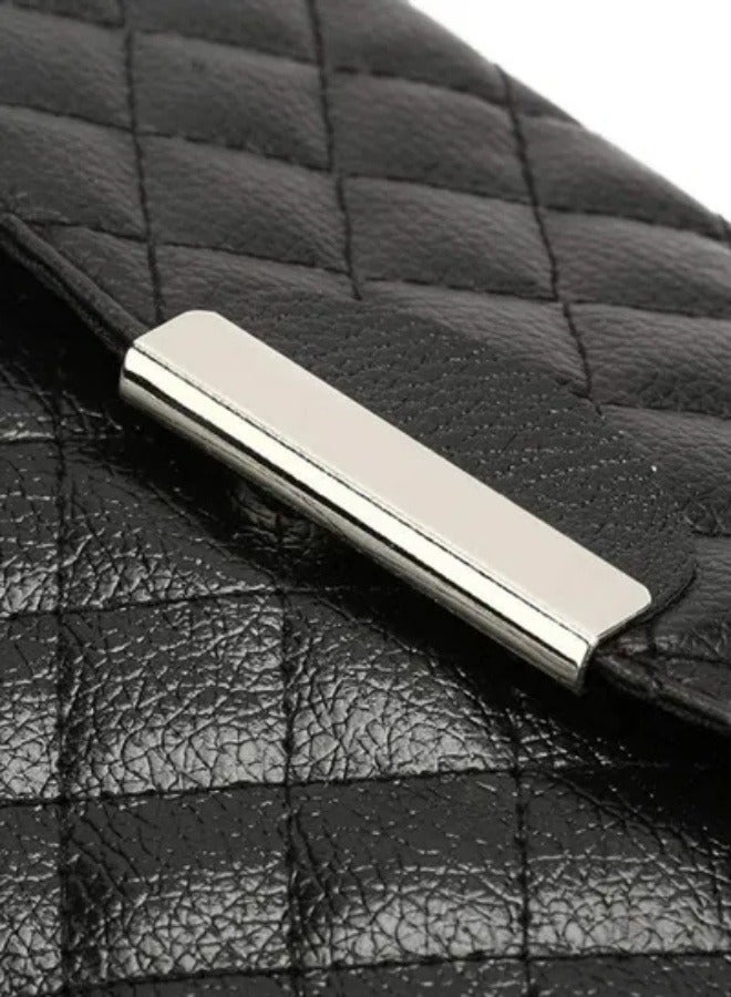 Striched Detail Leather Crossbody Bag - Image 3