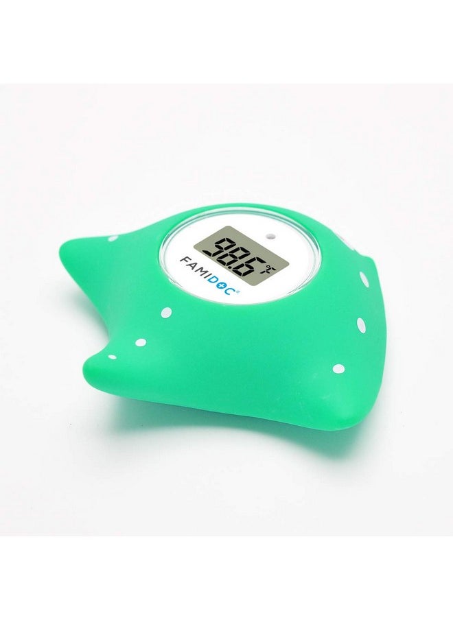 Famidoc Baby Bath & Room Thermometer - New Upgraded Sensor Technology, Floating Toy Thermometer (Blue)