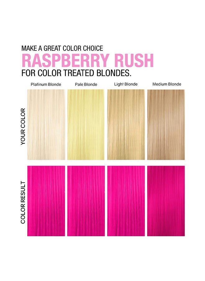 NO FADE FRESH - Raspberry Rush Hair Color Depositing Shampoo + Conditioner + Bondheal Bond Rebuilder Bundle Enhance Color Prevent Fading & Refresh Magenta Pink Color Temporary Hair Color Dye - Image 1